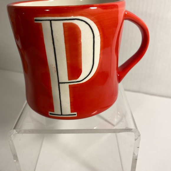 Anthropologie Other - Anthropologie hand painted mug letter P used